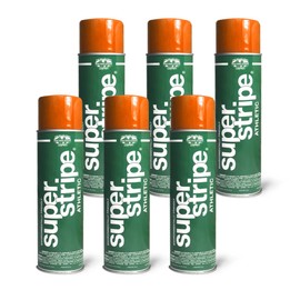 Fox Valley Athletic Field Marking Paint 18 oz (Pack of 6) Athletic Hot Orange For Soccer Fields Track and Field Events Cross Country Running Course Marking Baseball, Football Fields Tennis Court Paint