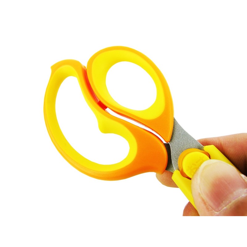 クツワ STAD はさみ ヒラクーノ 左手用 イエロー SS104L