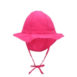 Sterntaler Unisex Flapper Hat with Ties and Neck Protection, magenta, 41