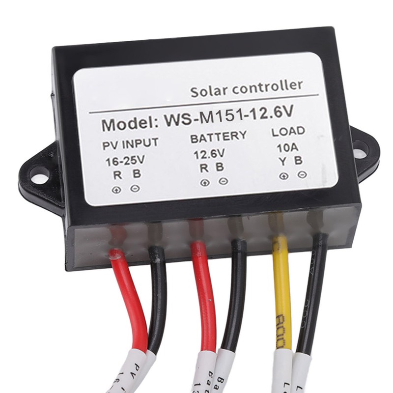 MPPT Solar Controller 150W 10A Photosensitive Night Load Output Solar