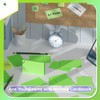 250 Count Green Index Cards with Ring 3 x 5