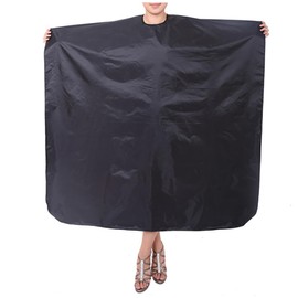 WOONEKY 2pcs Professional Dresses Black Wrap Shawl Hair Apron Salon Haircut Apron Hair Cutting Cape Hair Cutting Apron Shampoo Capes Hairdressing Waterproof Hairdressing Cape Cloak