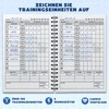 Fitness Log Book - Training Planner - A5 Size Black