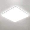 OOWOLF 25W 6000K LED Flush Mount Ceiling Light Fixture Ultra