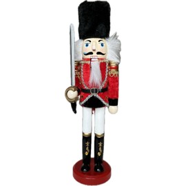 MaRab Traditional Nutcracker C Made of Wood Approx. 30 cm High Table Decoration