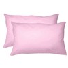 EDS NEW PAIR of PLAIN PILLOWCASES Poly Cotton Luxury Bedroom