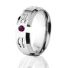 Ruby Ring Titanium Tension Set Jewelry Stunning Ruby Band