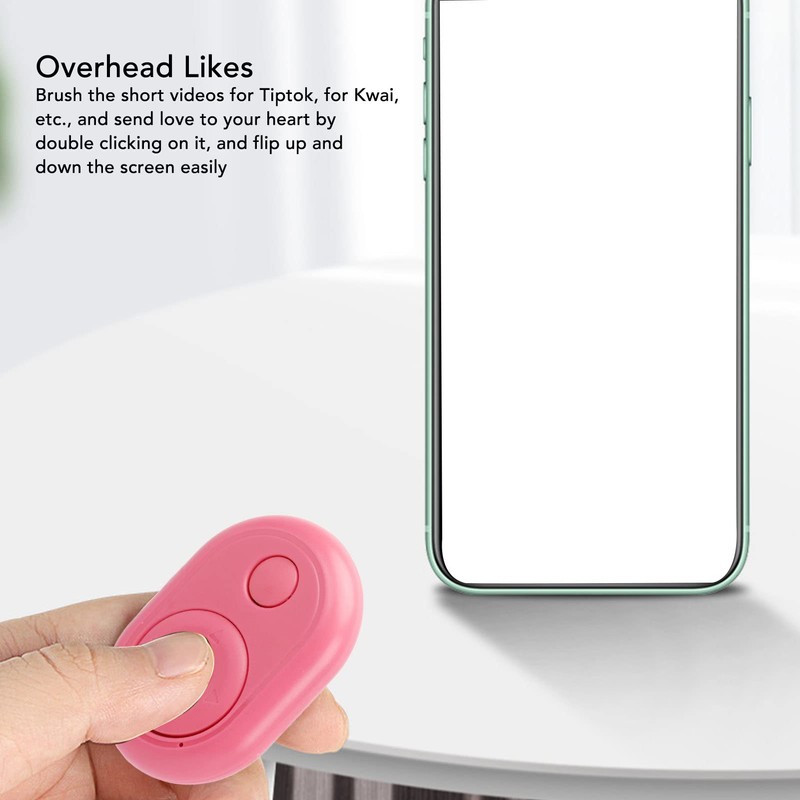 Bluetooth Page Turner Remote, Wireless Camera Remote Control, Bluetooth App