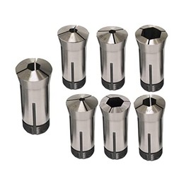 netuera 7-Pack Precision 5C Hex Collet Set Fit 1/4,5/16,3/8,1/2,5/8,3/4,7/8