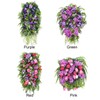 Artificial Flower Wreath Wreath with Lilacs Hyacinths Hydrangeas Spring Summer