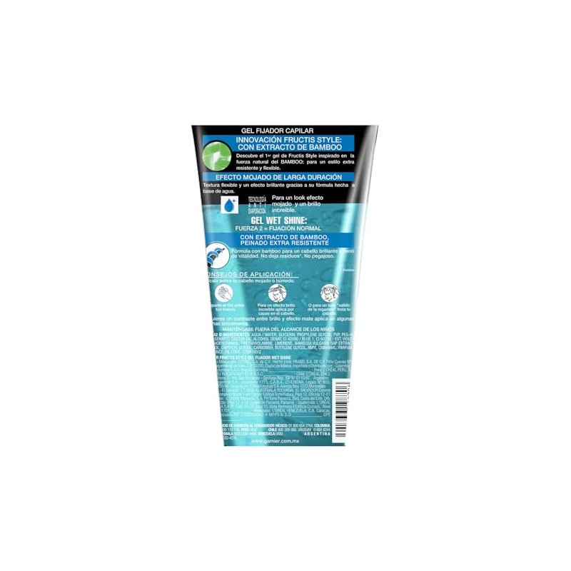 Garnier Fructis Gel Wet Shine, 200 ml