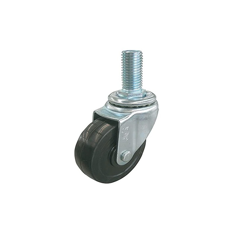 yu-ei Threaded Caster Small with Free Car 50 Diameter Hard