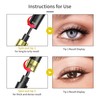 2Pcs Double Effect Mascara, Curling and Intensifying, Waterproof, Black