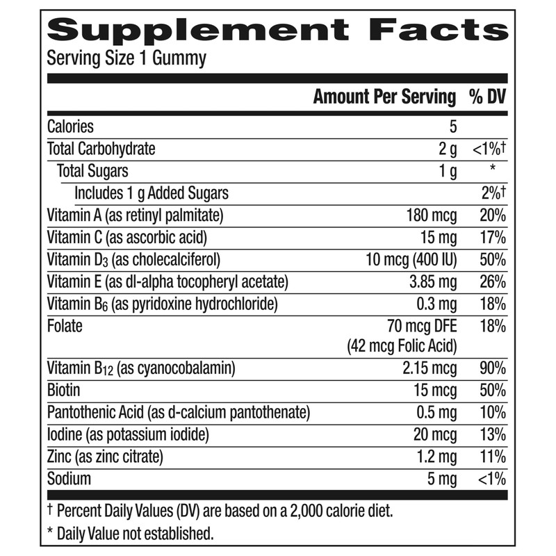 Centrum Kids Multivitamin Gummies, Tropical Punch Flavor Made With Natural