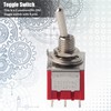 5Pcs ONON 2 Position Toggle Switch 3PDT 9 Pin 6mm