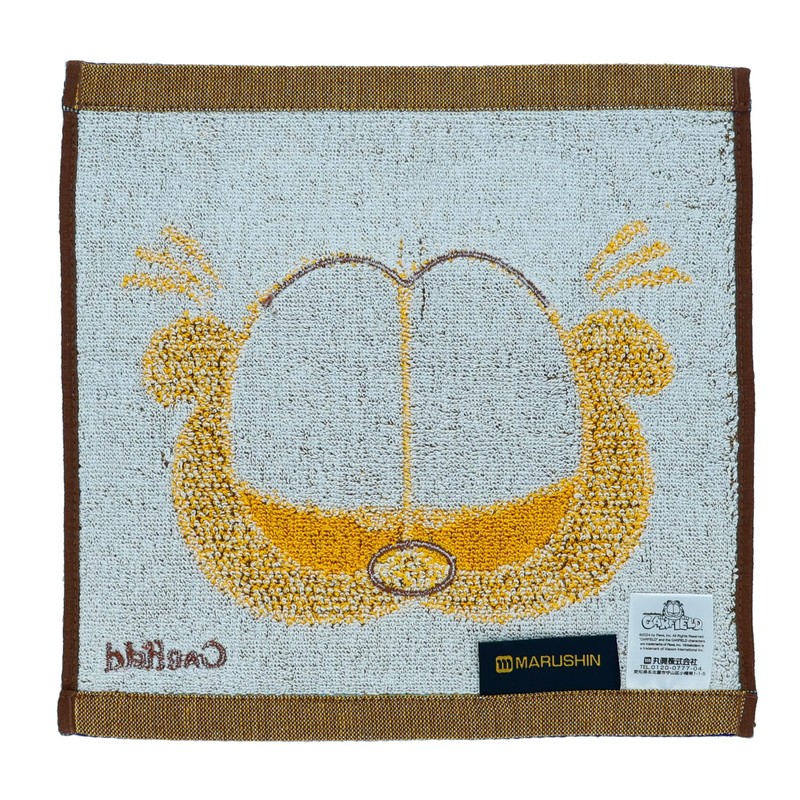 Marushin 3995002700 Garfield Hate Monday Mini Towel, 100% Cotton, Antibacterial
