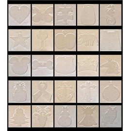 30 Pack Laser Cut 4" Clear Acrylic Blank Shapes Smooth Edge Transparent Plexiglass Designs 1/8 inch (3 mm) with or without Holes DIY Crafts Keychains Jewelry Gift Tags (CROSS, With Hole)