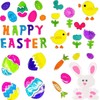 (2 Pack) Easter Gel Window Stickers - 4 Sheets -