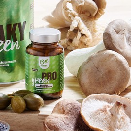 BeGreen Pro Green | Intestinal Flora Treatment | Lactic Acid Producing Bacteria Strains with Inulin | Increase the Number of "Good" Germs in the Intestinal Flora | Gastric Acid Resistant Vegan Capsule