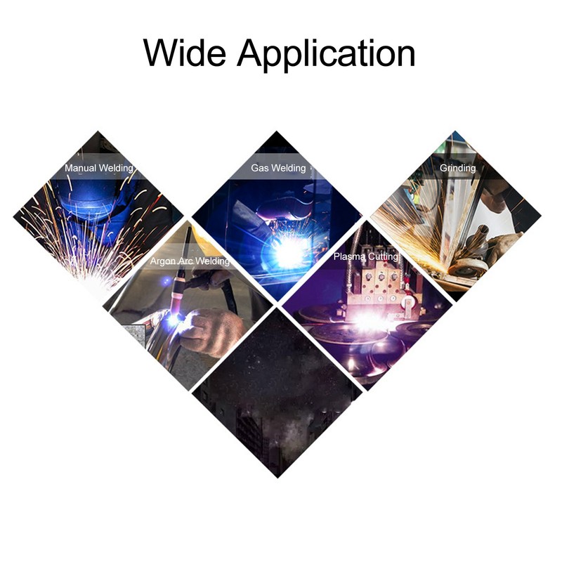 Welding Helmet 100x67mm Large View Screen 4 Sensors Externally Adjustable