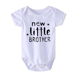 Baby Boy Clothes Newborn Infant Bodysuit Summer Cotton Short Sleeve Romper,0-18 Months(white,6-12 months)