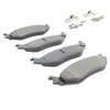 QUALITY-BUILT Premium Semi-Metallic Rear Brake Pads (1001-0898M) Compatible with 2002-2024