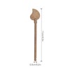 2 Pieces Brass Door Latch Pin 11cm Leaf Shape Retro