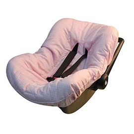 Minene 8330 Innovative Car Seat Cover Light Pink with White Dots