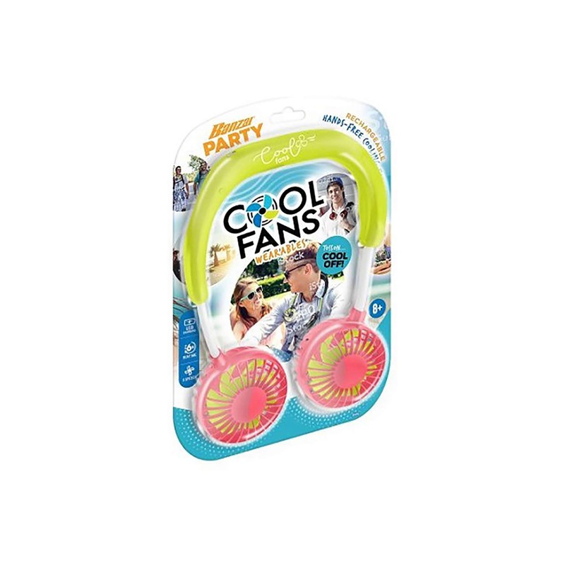 BANZAI Cool Fans Wearables - Colors May Vary