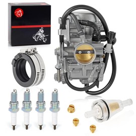 Carburetor Carb and Intake Manifold Spark Plug For HONDA Shadow VLX 600 VT600 VT600C VT600CD Deluxe 1999-2007