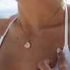 PRTGL Beach Necklace: 14k Gold Plated Big Nautilus Conch Shell