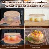 Microwave Baked Potato Cooker As Seen On Tv Cooks In