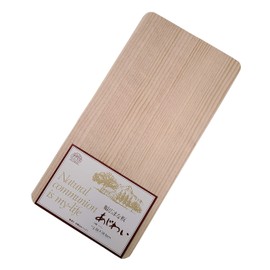 Umezawa 001337 Wooden Single Board Cutting Board, Ajiwai, 33 Made in Japan, Natural