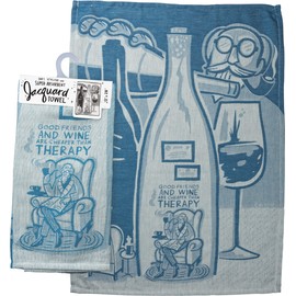 Kitchen Towel - Good Friends And Wine