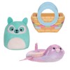 Squishville by Original Squishmallows Pool Party Accessory Set - 2-Inch
