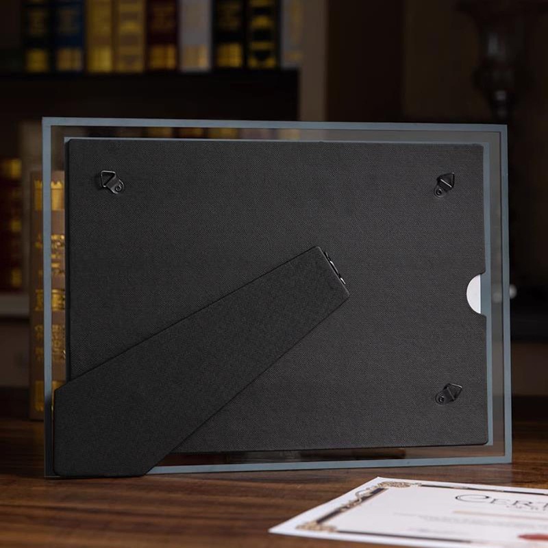 Houstimi Silver A4 Picture Frame Certificate Frame Glass Diploma Graduation