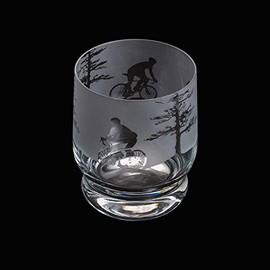 Dartington Crystal Aspect Tumbler Cycling, 1 Count (Pack of 1), 35 centiliters