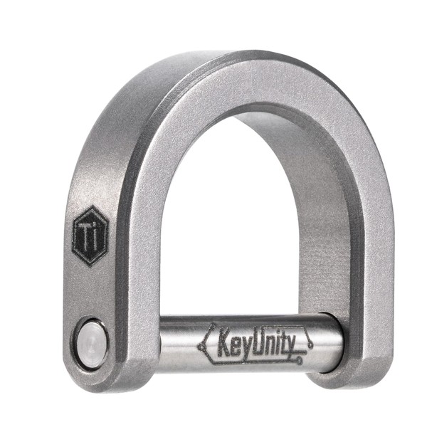 KeyUnity KA17 Titanium D Ring Key Shackle, U Shape Key