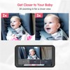 LUCKVIEW Baby Car Camera, 5.2" 1080P HD with IR Night