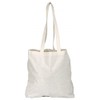 eBuyGB Pack of 3 Cotton Shopper Canvas & Beach Tote