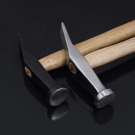 Healifty Shoemaker Leather Work Shoe Repair Hammers Shoemaker Tools for Saddlers Paperback Shoes Use (White)