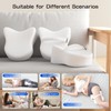 Knee Pillow for Side Sleepers - Memory Foam Leg Pillow