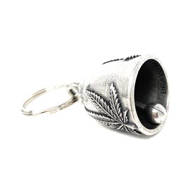 Bravo Bells Bud Leaf Bell - Biker Bell Accessory or Key Chain for Good Luck on the Road