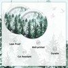 Jajajuegos 40-Piece 7 Inch Green Misty Forest Disposable Paper Plates