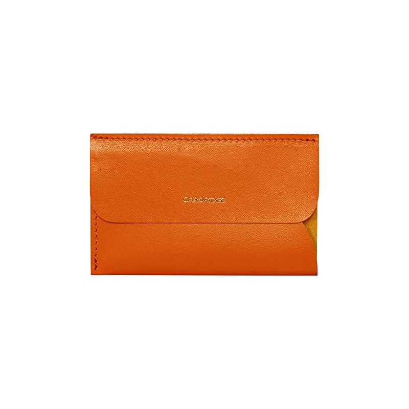 Rondo Workshop Cardridge Dun Business Card Holder, Orange CD308