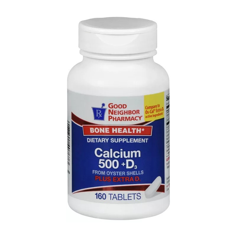 ON CONTAINER GNP CALCIUM+D 500 MG TAB 160 CT
