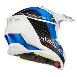 ScorpionEXO VX-16 Prism Dual Off-Road Dirt MX Motocross Racing Adult Full Race Helmet with Visor Dot Approved Gloss Blue-XS