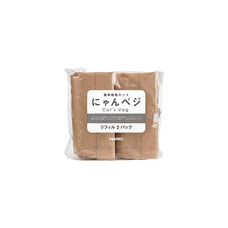 HARIO No-Mow Cat Grass Cultivation Kit nyanbeji Other Refill 2-Pack
