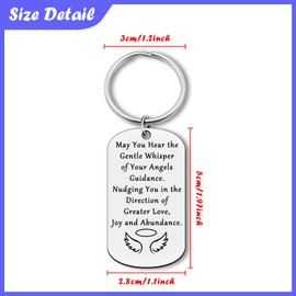 12Pcs Faith Keychain Gifts for Women Men Inspirational Religious Gifts for Women Men Encouragement Gift for Friend Coworker Daughter Son Motivational Graduation Gift Easter Prayer Christmas Keyring