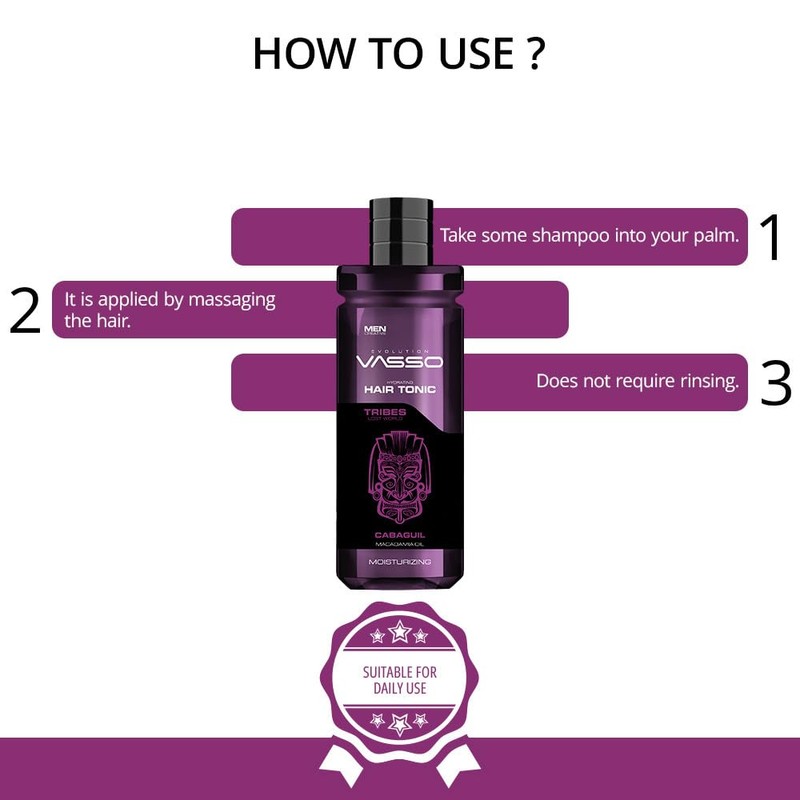 VASSO Moisturizing Hair Tonic 260 ml (Cabaguil)